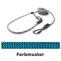 Preview: EASYLONG Hundeleine TWIST - L - 3m - blau mit schwarzen Punkten