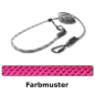 Preview: EASYLONG Hundeleine TWIST - M - 2,5m - pink mit schwarzen Haken