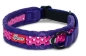 Preview: Zugstopp Halsband - lila/pink
