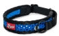 Preview: Zugstopp Halsband - schwarz/blau