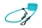 Preview: EASYLONG Hundeleine TWIST - L - 2m - blau mit grünen Stichen