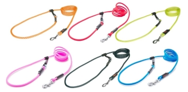 EASYLONG Hundeleine - S - 2m - gelb