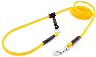 EASYLONG Hundeleine - S - 2m - gelb