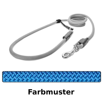 EASYLONG Hundeleine - M - 10m - blau