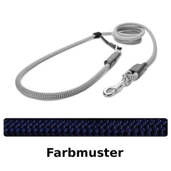 EASYLONG Hundeleine - M - 2m - dunkelblau