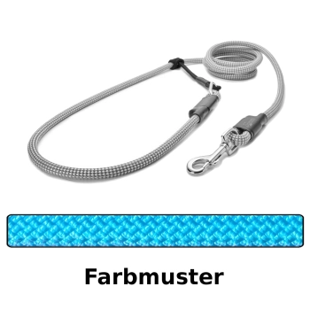 EASYLONG Hundeleine - M - 2m - hellblau