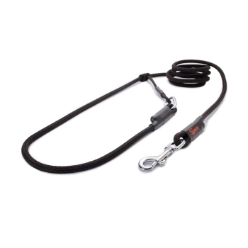 EASYLONG Hundeleine - M - 2m - schwarz