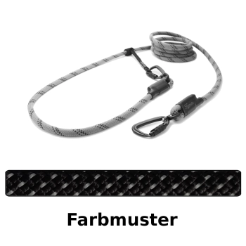 EASYLONG Hundeleine TWIST - L - 4m - blackpearl