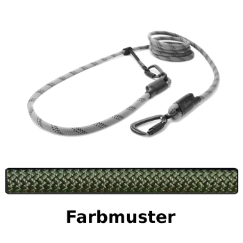 EASYLONG Hundeleine TWIST - M - 3,5m - olive