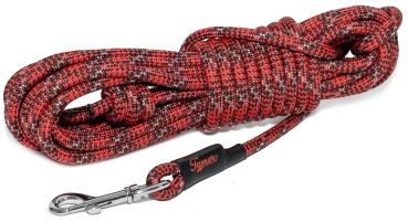 Schleppleine - M/L - 5m - rot mix
