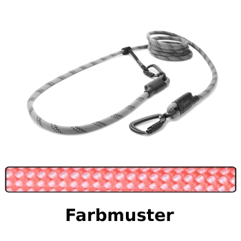 EASYLONG Hundeleine TWIST - M - 2m - lachs