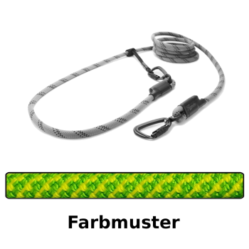 EASYLONG Hundeleine TWIST - M - 2m - lime swirl