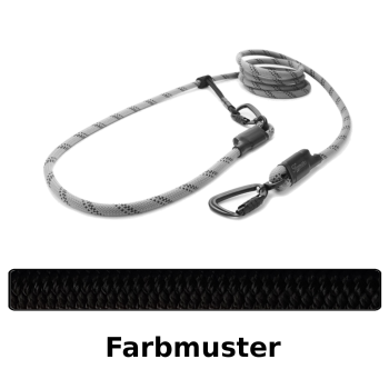 EASYLONG Hundeleine TWIST - L - 2,5m - schwarz