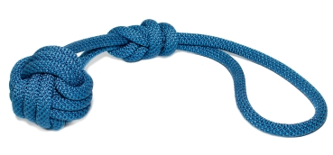 Wurfball - L mit Handschlaufe - blaublau