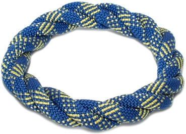 Wurfring - L - blau mit gelb