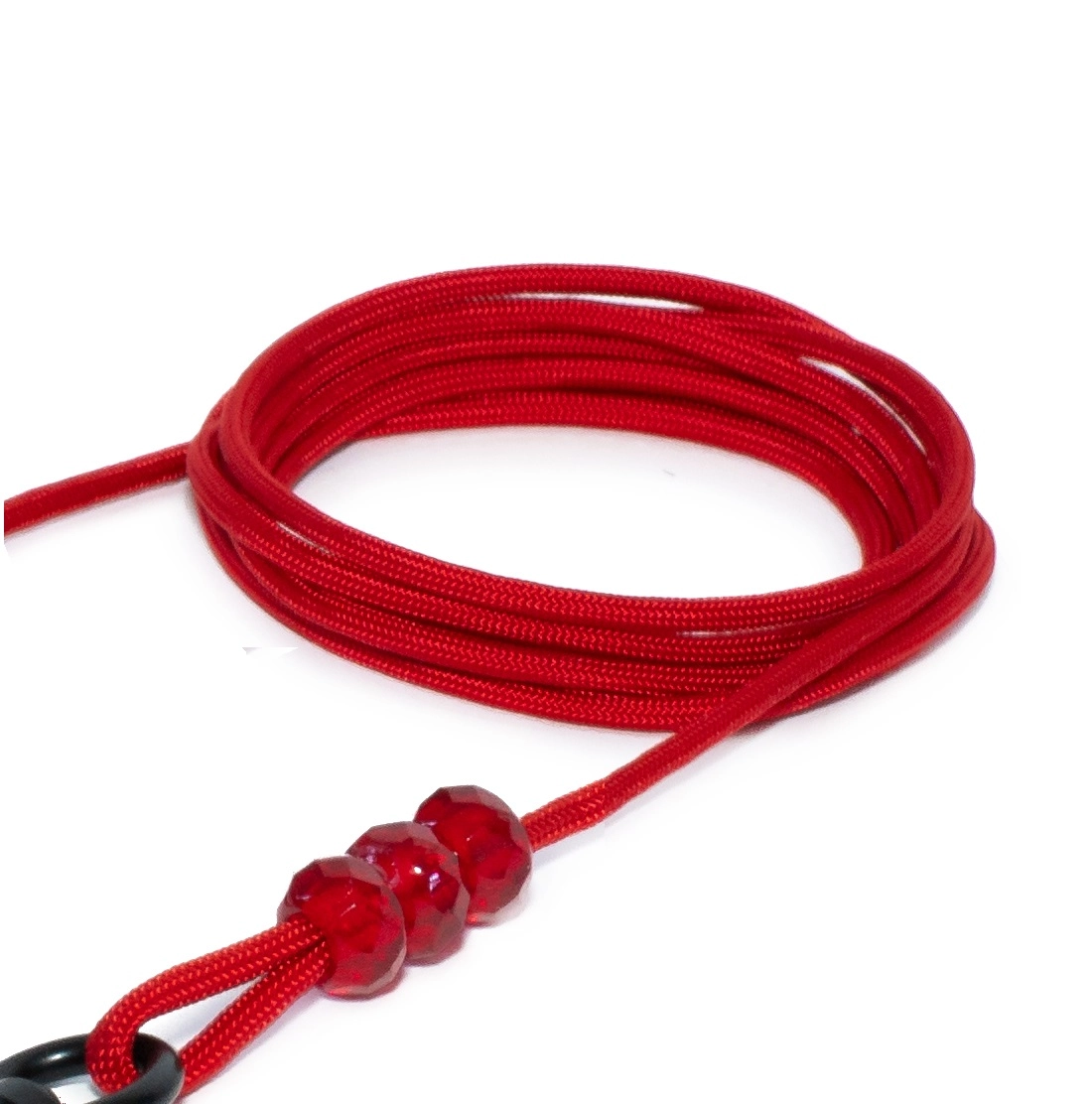 rot mit roten Perlen