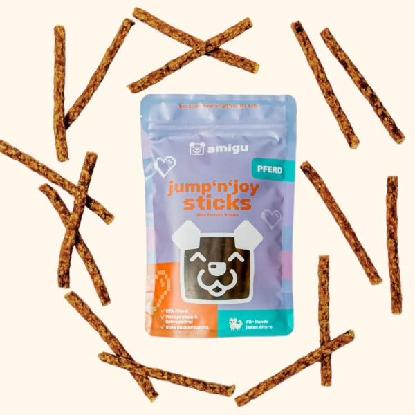 amigu - jump'n'joy sticks 99% Fleisch - Pferd