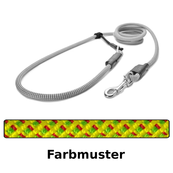 EASYLONG Hundeleine - M - 2,5m - ampel