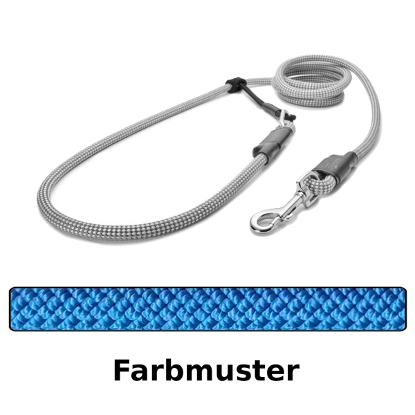EASYLONG Hundeleine - M - 10m - blau