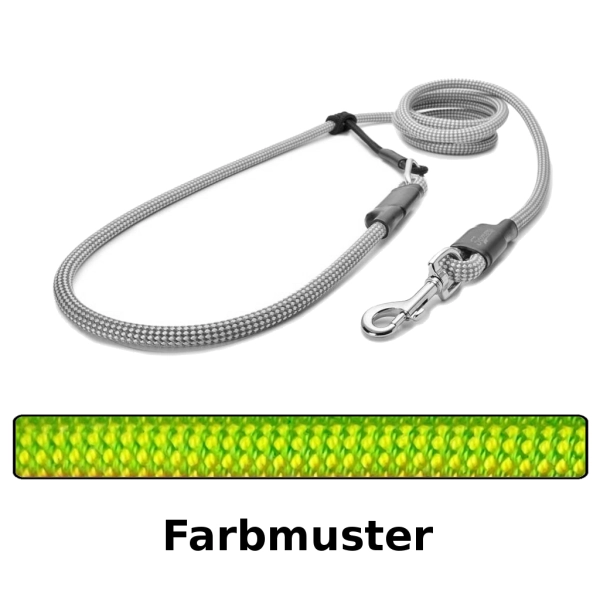 EASYLONG Hundeleine - M - 4m - lime