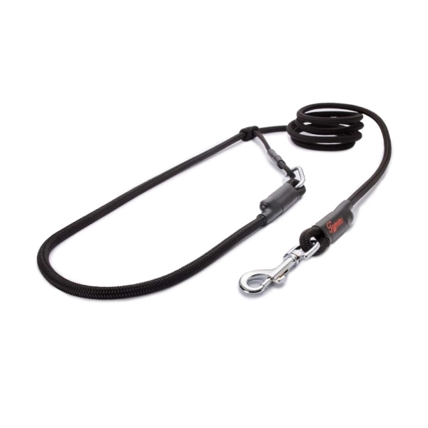 EASYLONG Hundeleine - M - 2m - schwarz