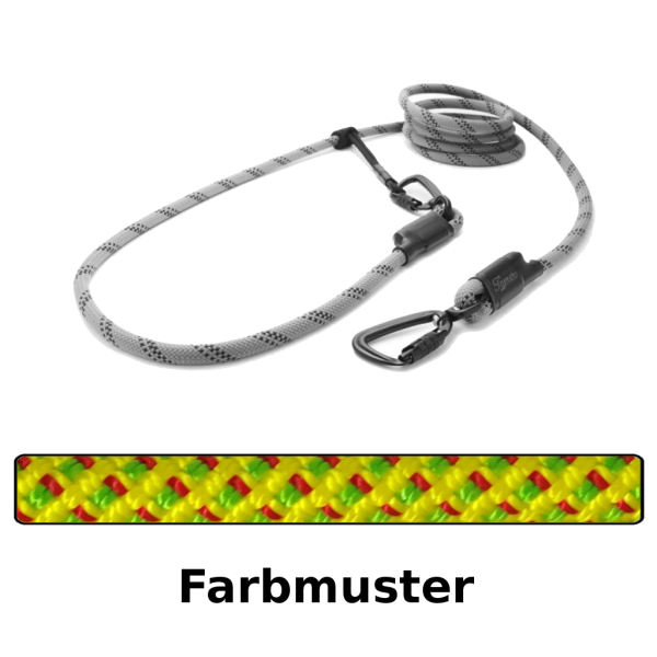 EASYLONG Hundeleine TWIST - M - 2,5m - ampel