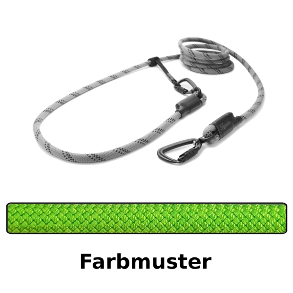 EASYLONG Hundeleine TWIST - M - 2m - hellgrün