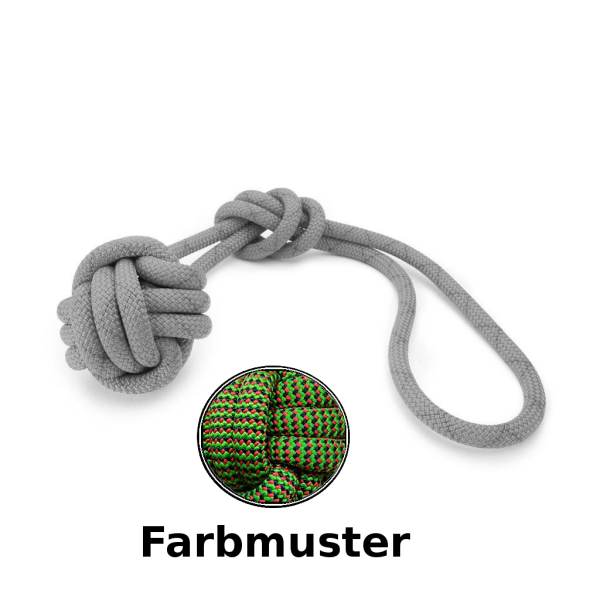 Wurfball - L mit Handschlaufe - grün-rot-schwarz