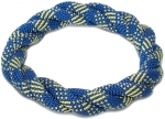 Wurfring - L - blau mit gelb